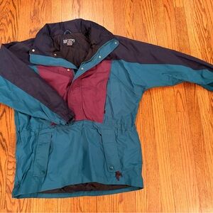Vintage Lands' End Color-block Ski Jacket